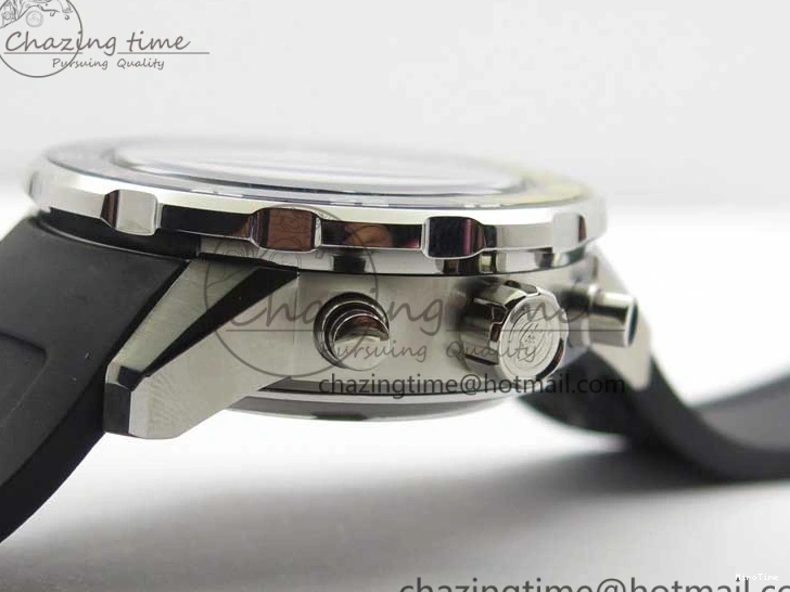 MIROTIME 0117 Aquatimer Chrono IW376702 SS BLS 1:1 Best Edition Black Dial on Black Rubber Strap A WellDesigned 7105